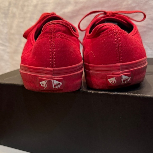 Vans Bold Red Men's Sneakers - Picture 4 of 8